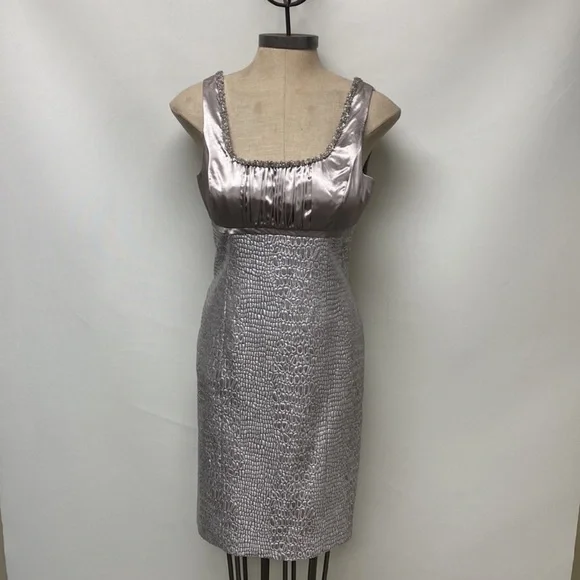 Niteline jacquard dress and jacket - Picture 4 of 7